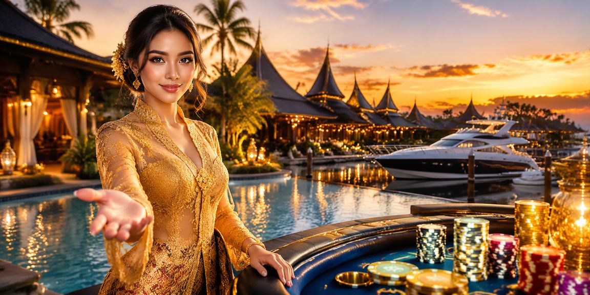 Suasana pertaruhan kebaya Sarawak di meja kasino langsung toto12